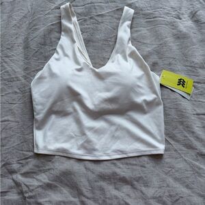 All in Motion Cream Sports Bra